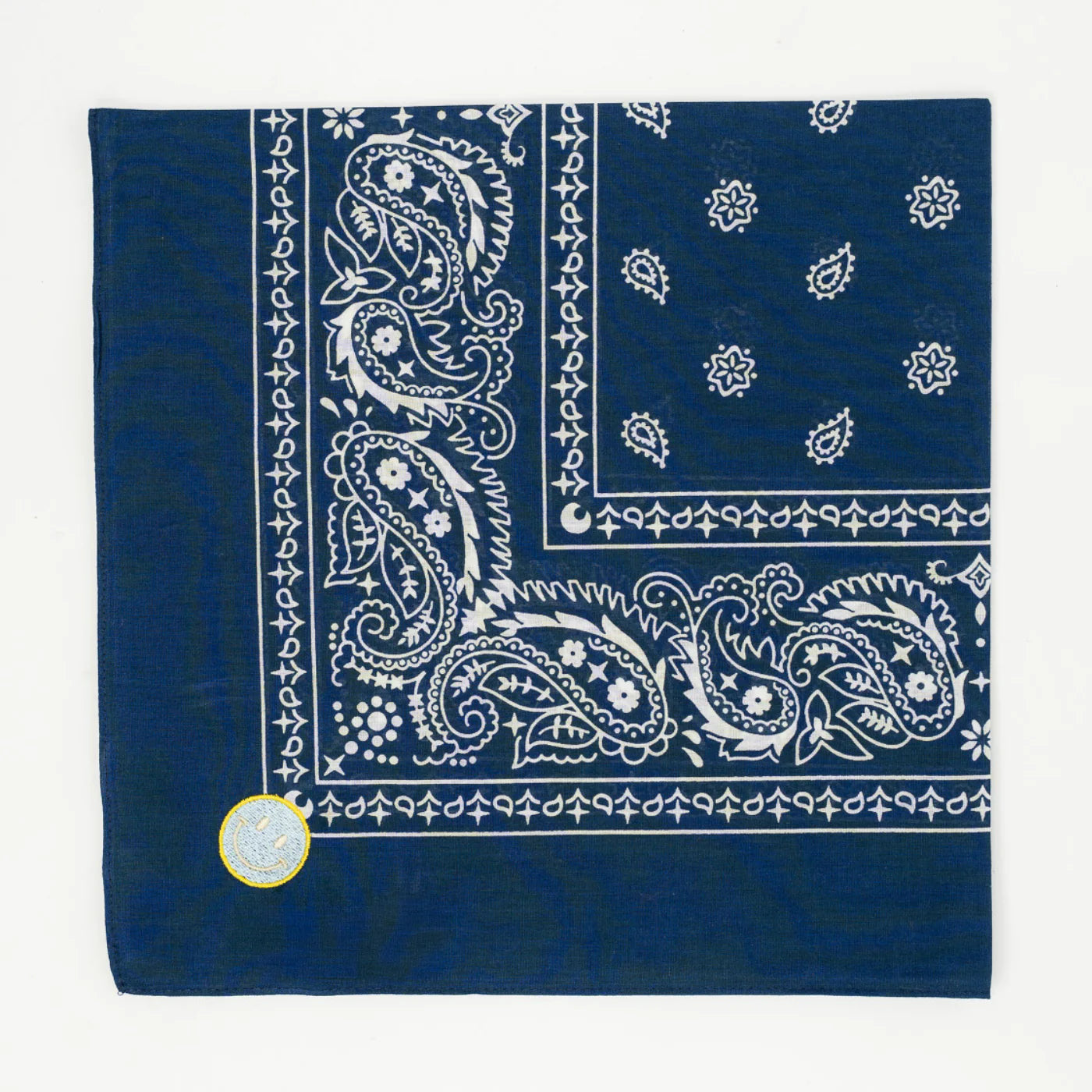 Bandana Sjaal Navy Blauw Smiley