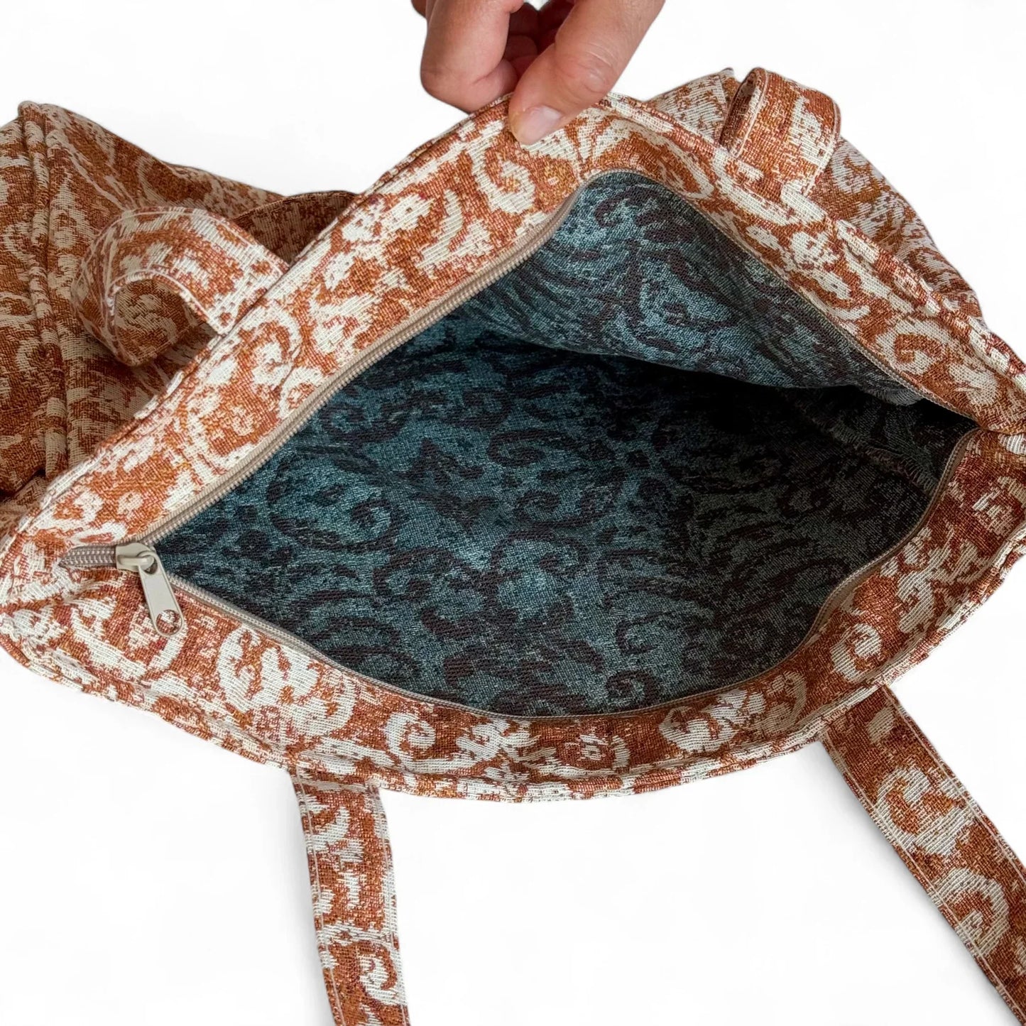 Rechthoekige Shopper met rits MOSTI