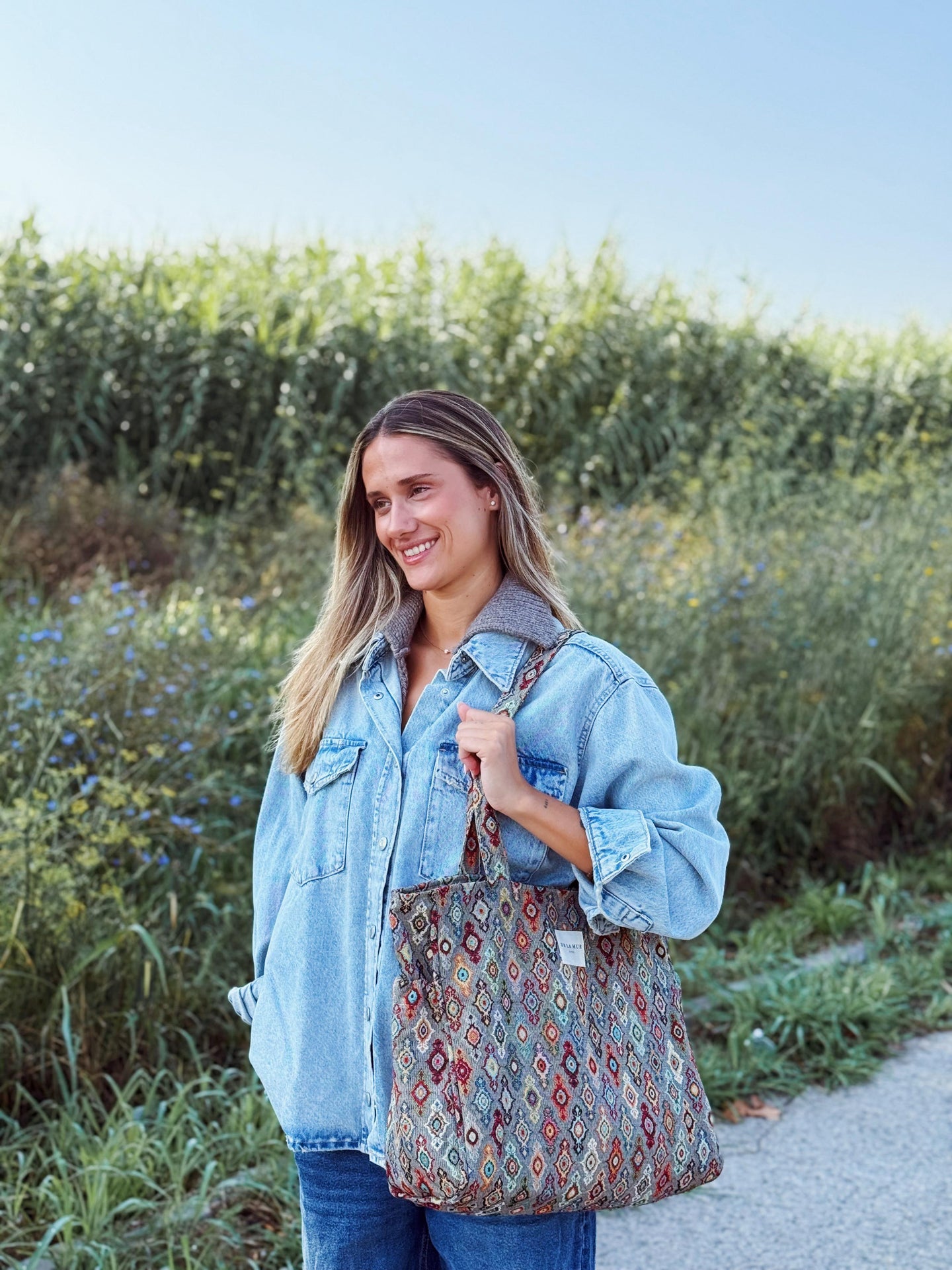 Shopper met rits TRIGO