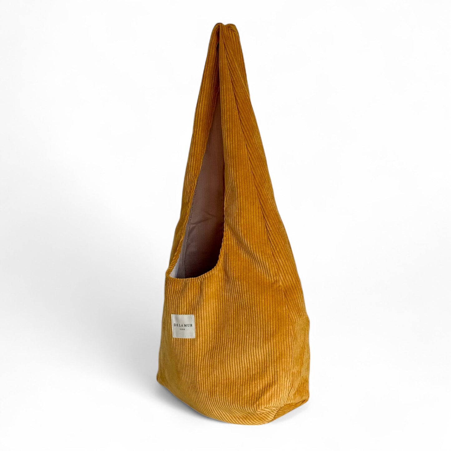 Ovale Shopper-Tasche mit Rippenstruktur TAZ