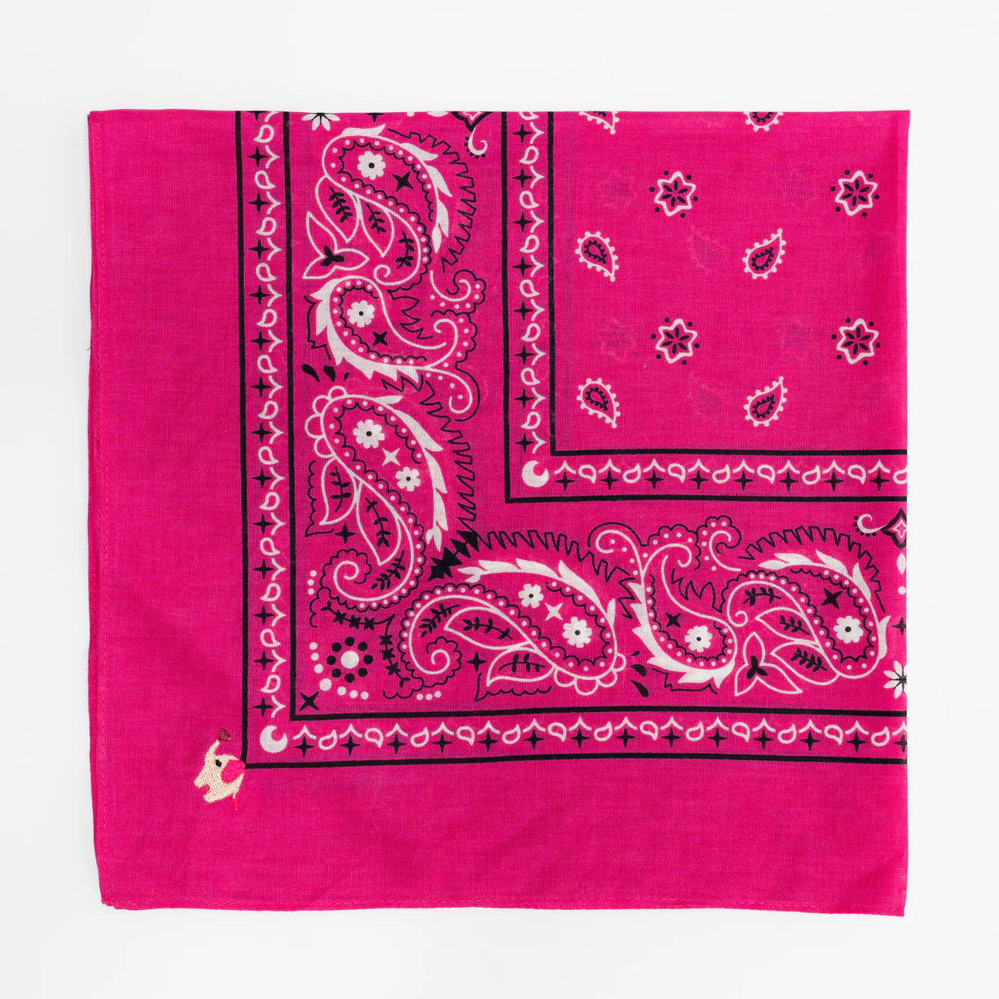 Bandana Sjaal Fuchsiaroze Olifantje