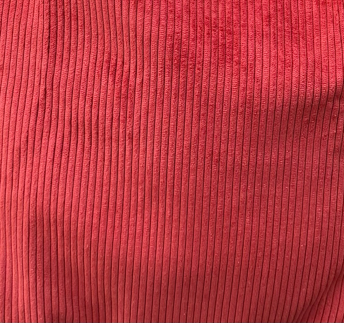 Schultertasche Shopper Rippenmuster ROT