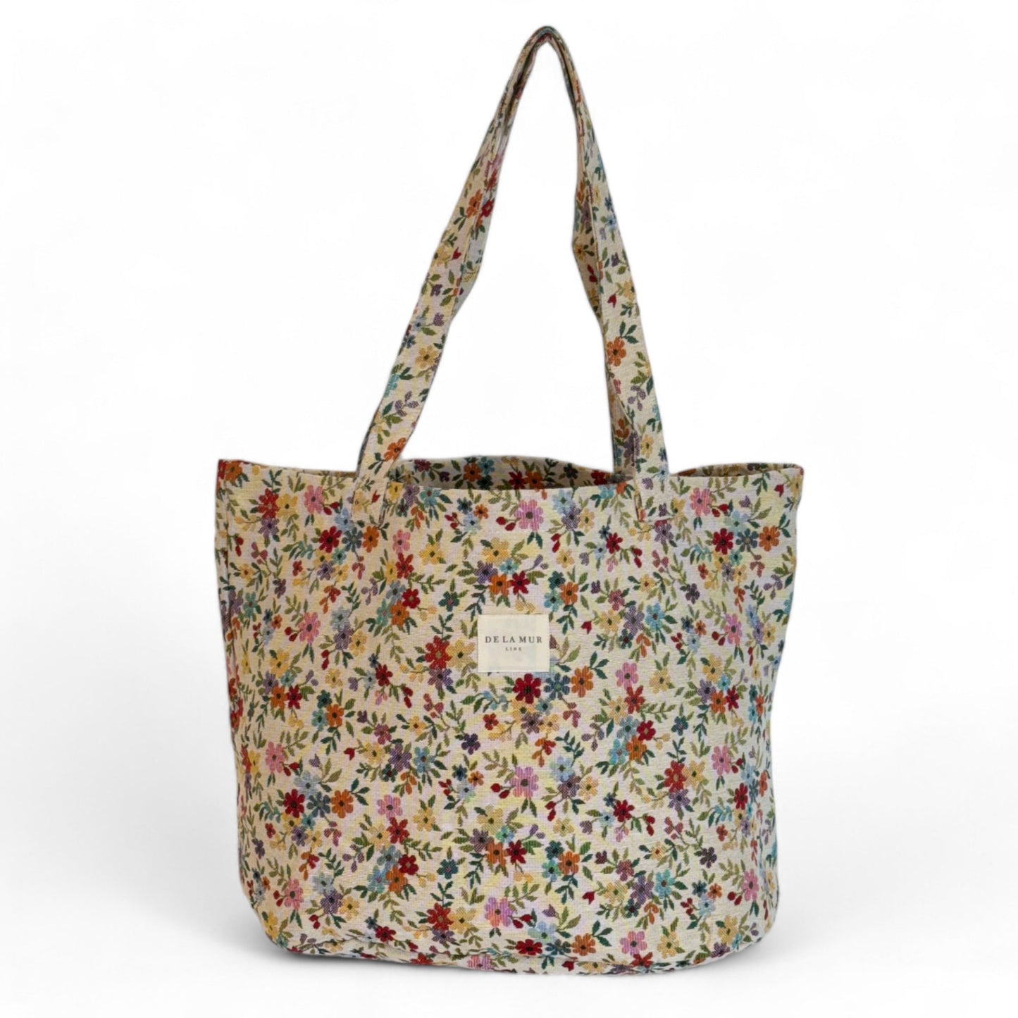 Grote Shopper De La Mur Line BLUM kleurrijke bloemenprint
