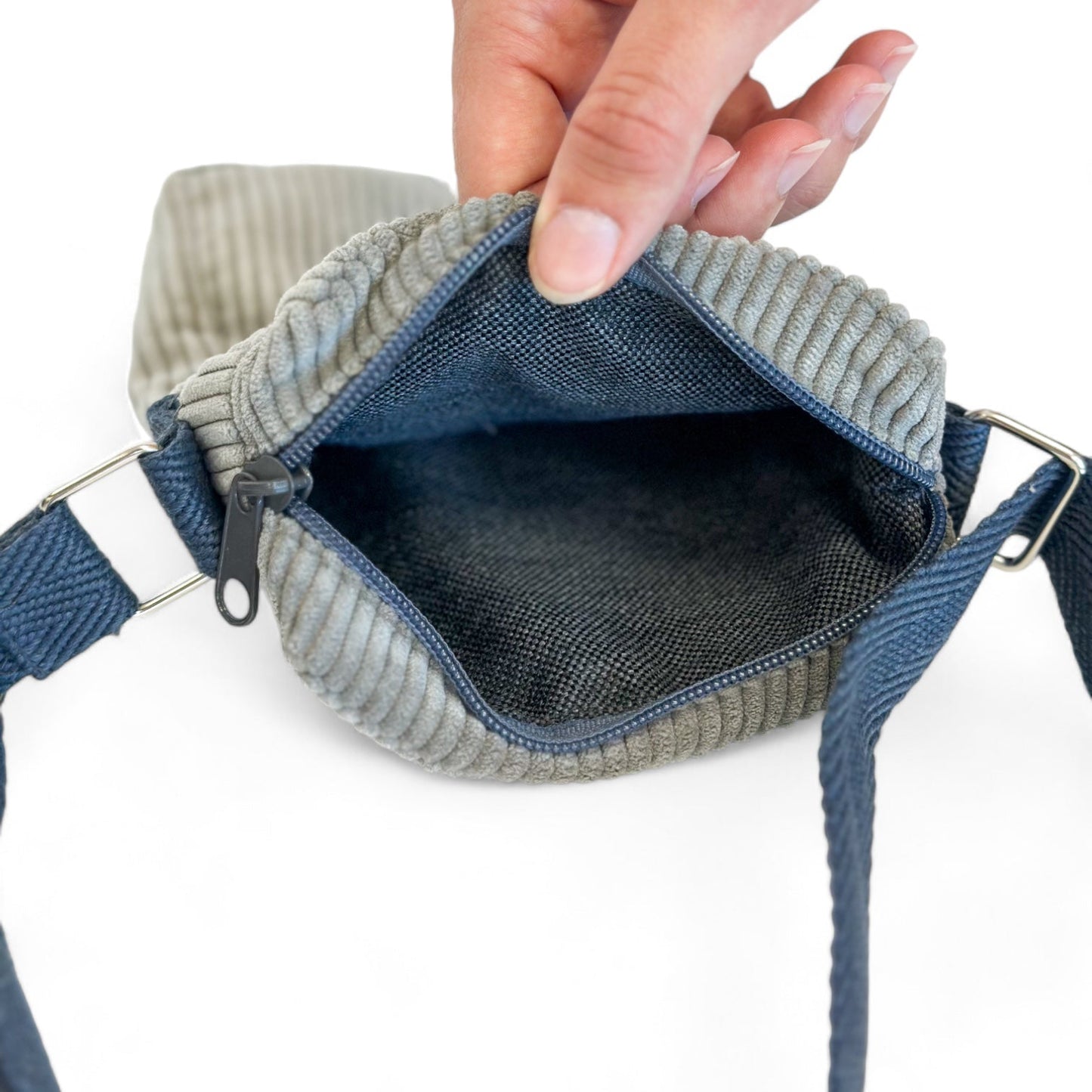 Umhängetasche Handytasche Rib ASH