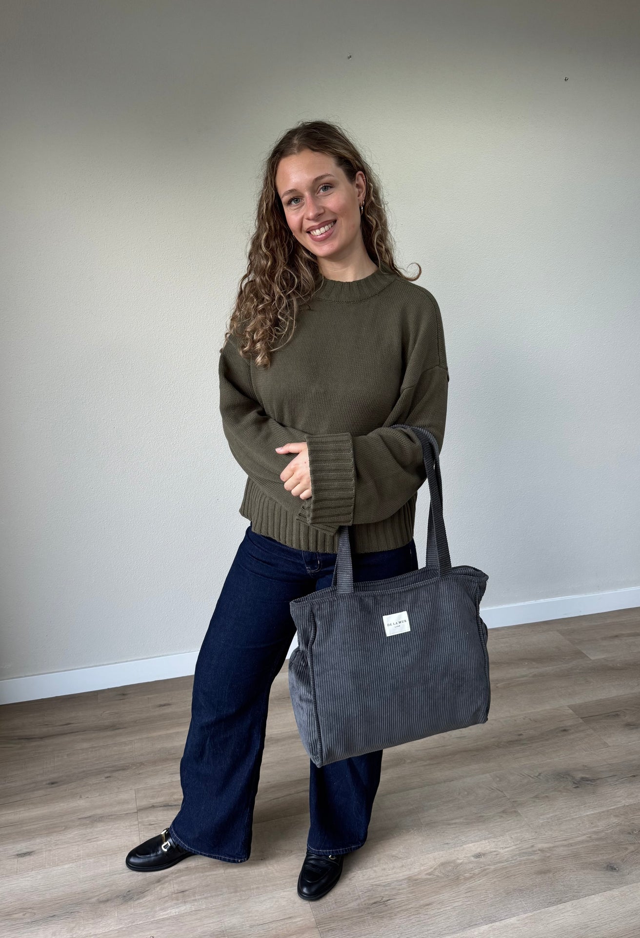 Shopper met rits Rib BONI