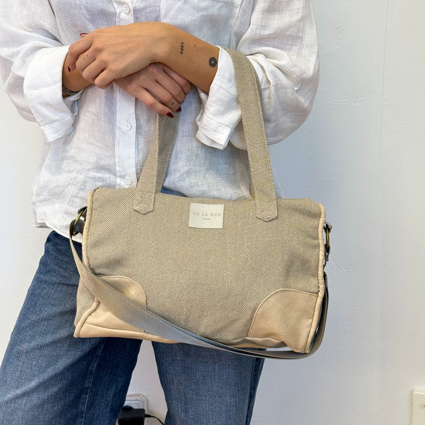 Große Schultertasche, limitierte Auflage, Cowboy 