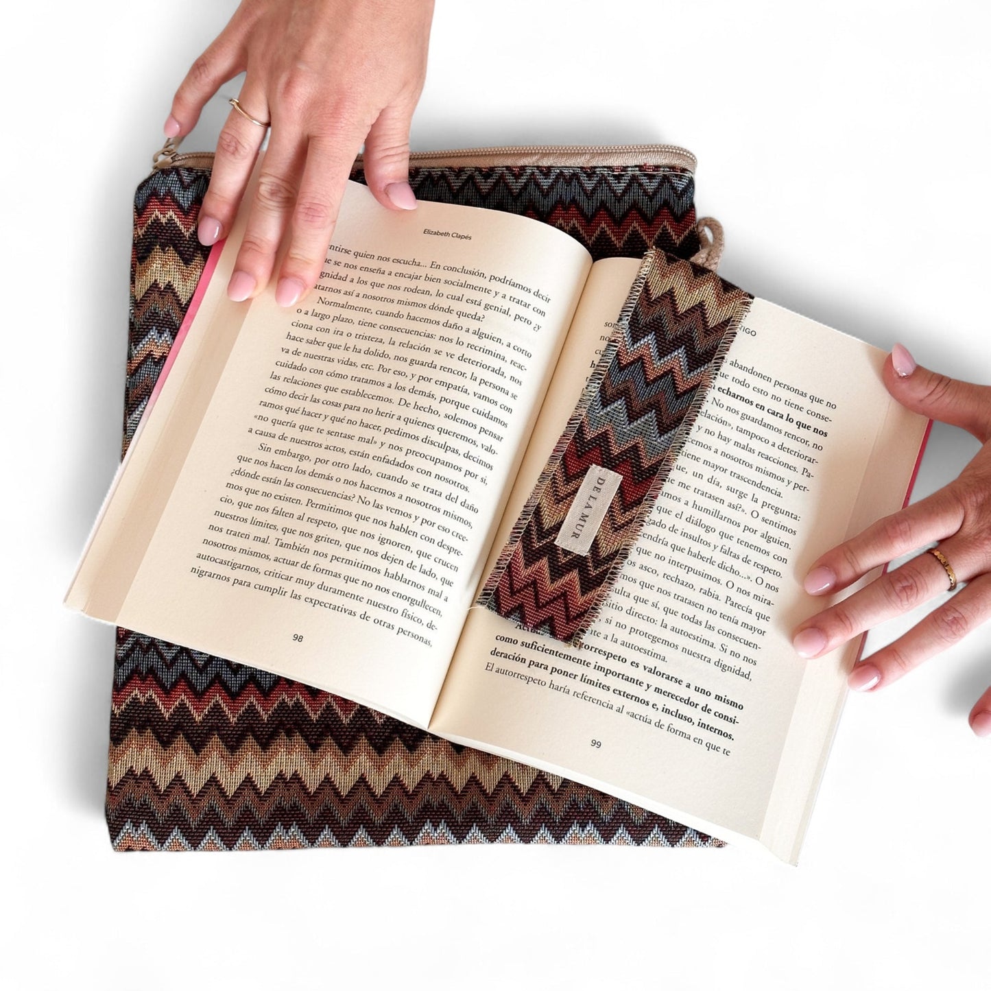 Boekcover met Boekenlegger MONTE