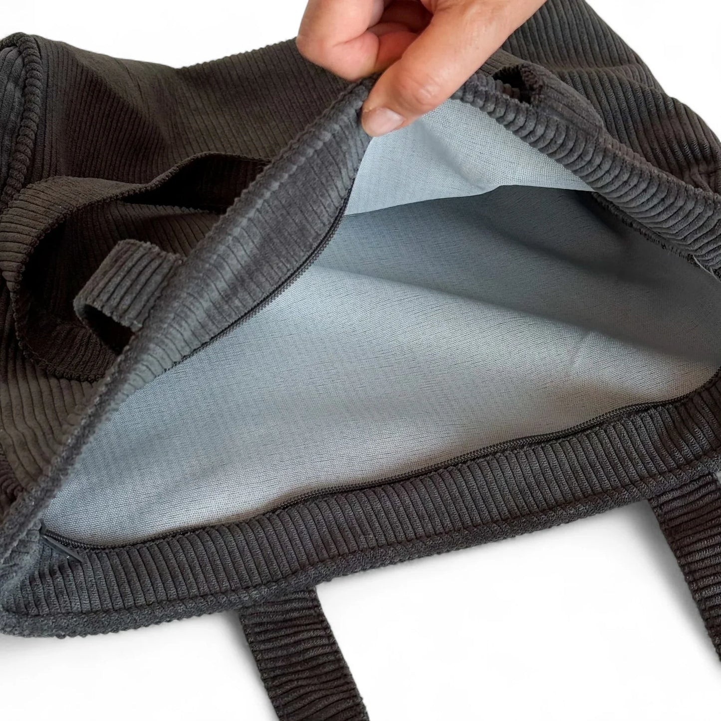 Shopper met rits Rib BONI