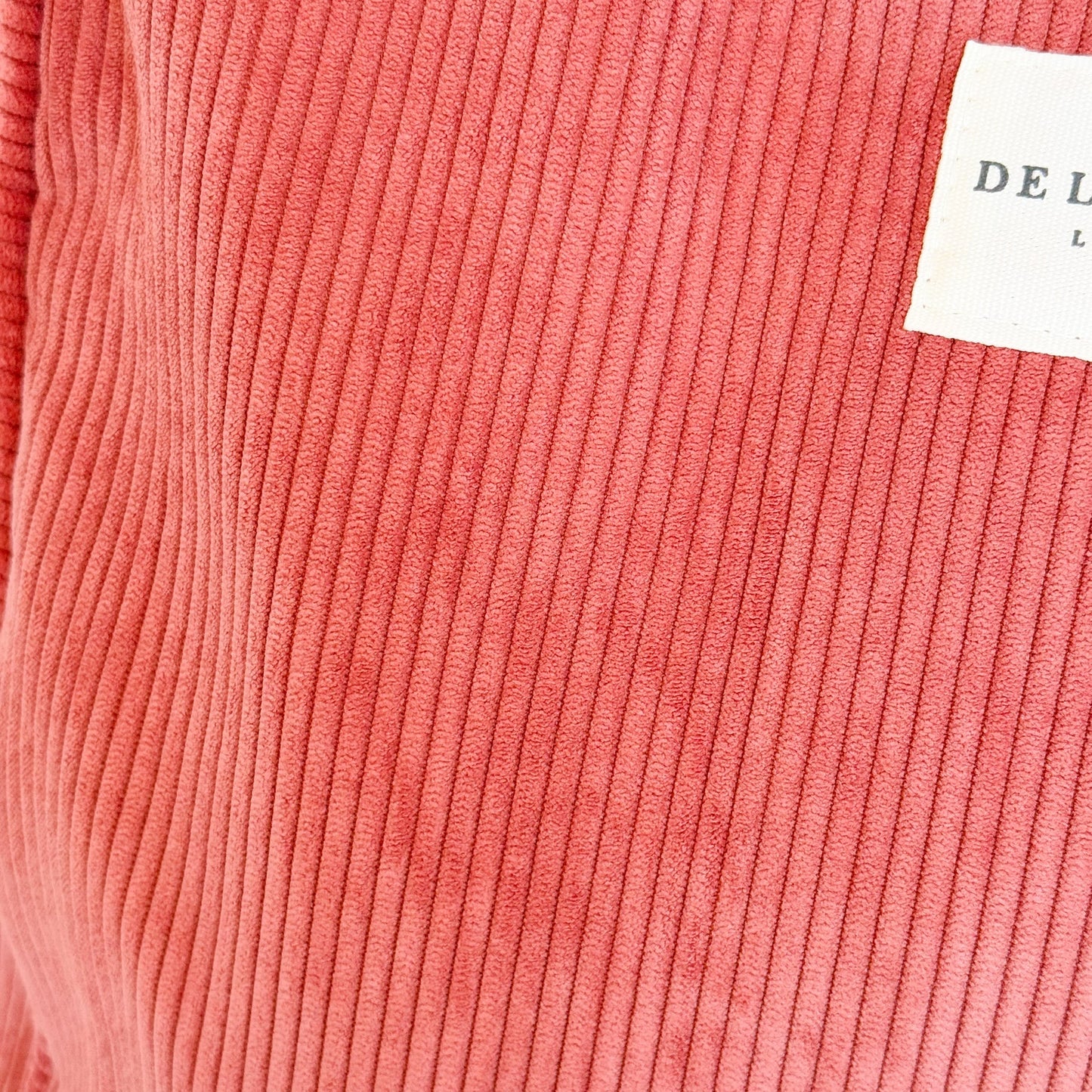 Shopper mit Reißverschluss Rib CORAL
