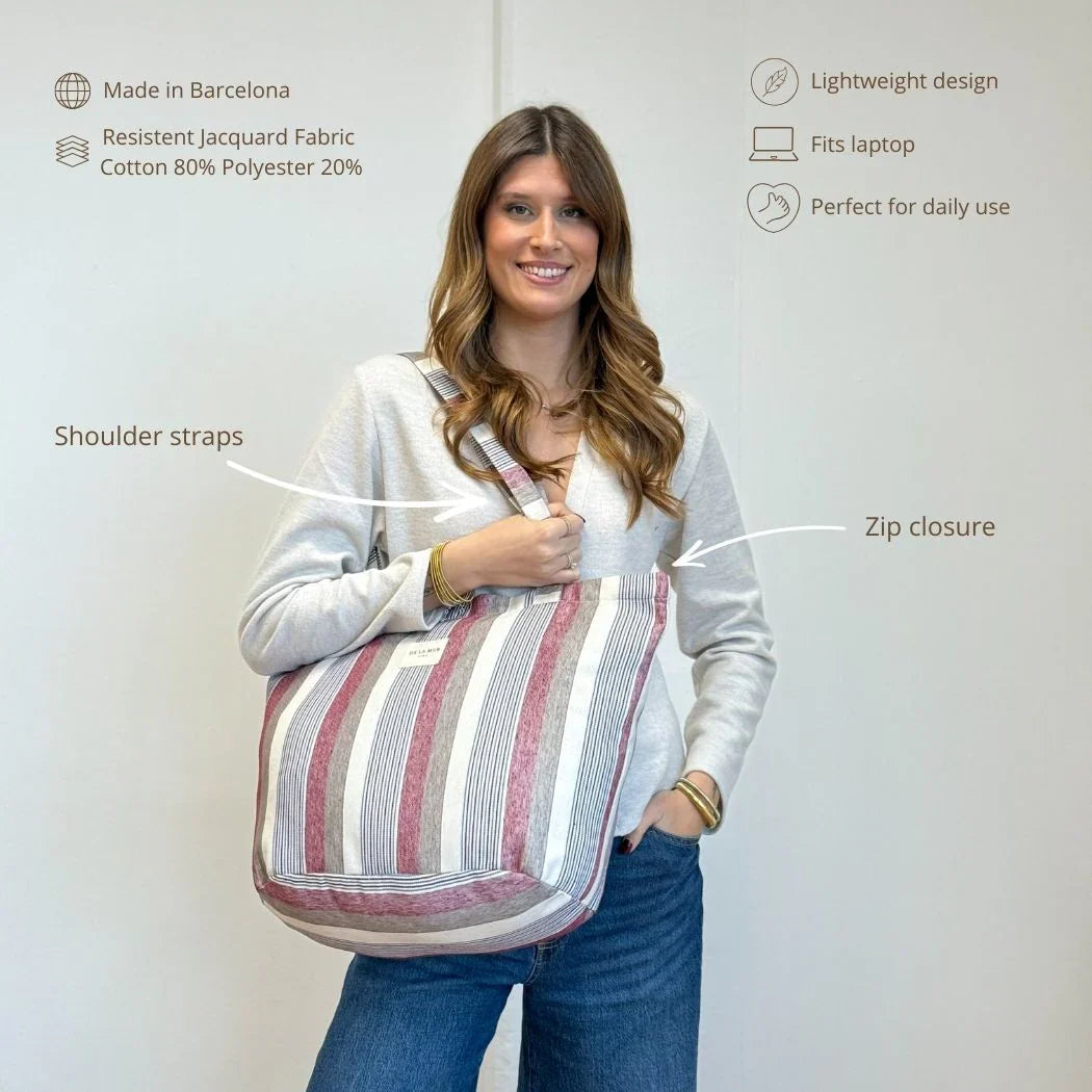 Große Einkaufstasche mit Reißverschluss BOSQUE