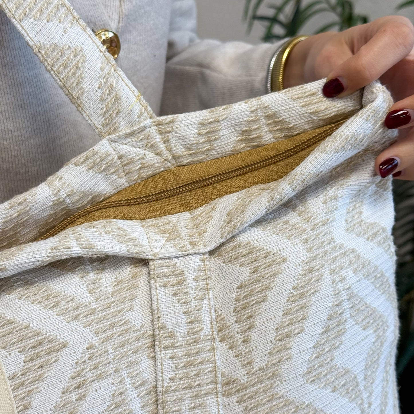 Große Einkaufstasche mit Reißverschluss CAMPO