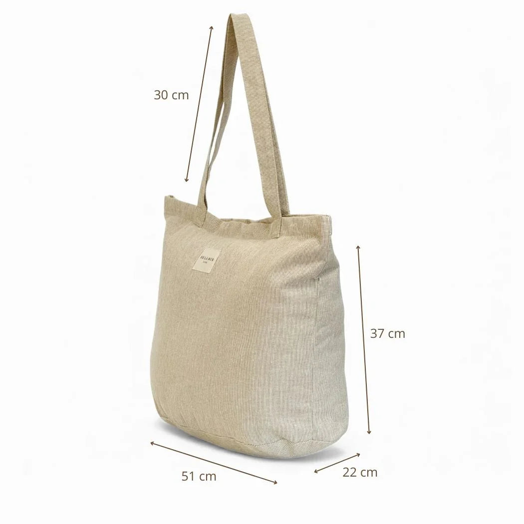 Große Einkaufstasche mit Reißverschluss IBI