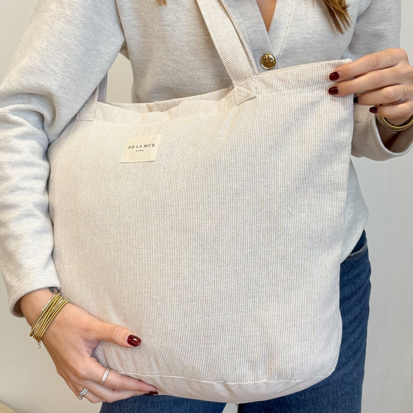 Große Einkaufstasche mit Reißverschluss IBI