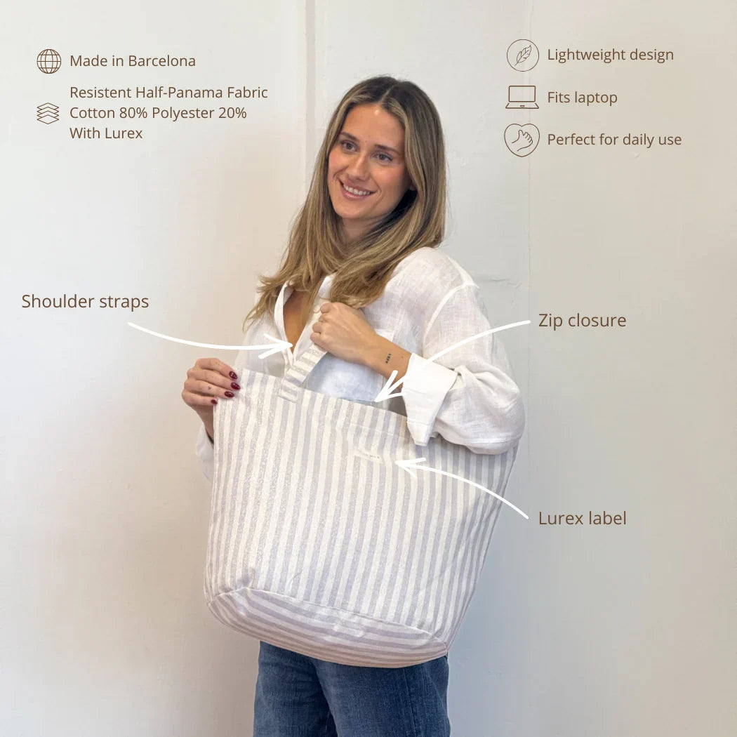 Grote Shopper met rits LULIL