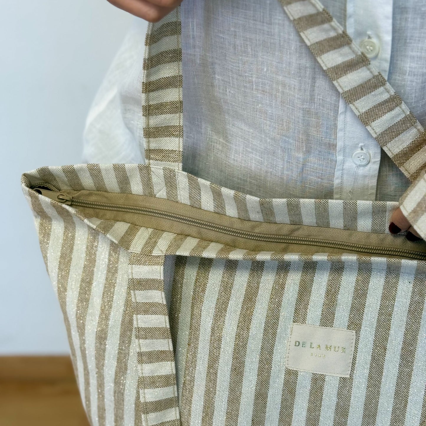 Grote Shopper met rits LUMOS