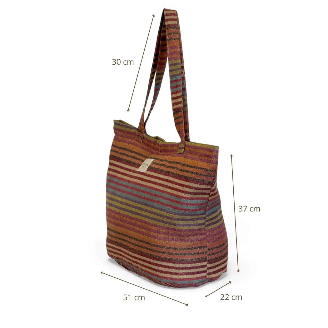 Große Einkaufstasche mit Reißverschluss MARIA