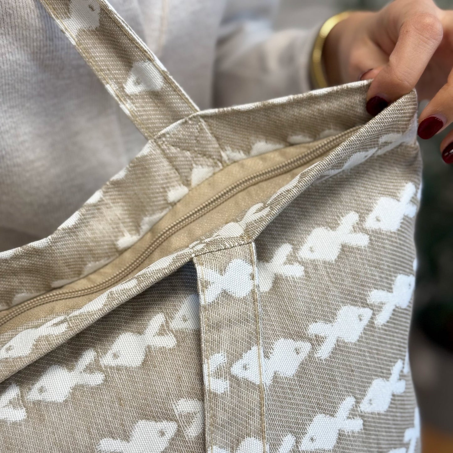 Grote Shopper met rits PESC