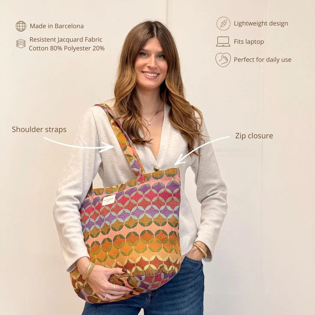 Große Einkaufstasche mit Reißverschluss SAL