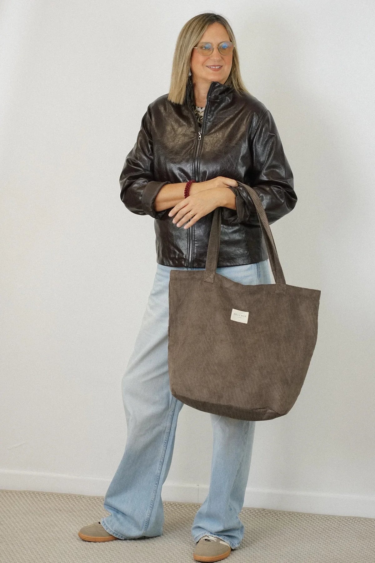 Großer Shopper mit Reißverschluss XOC