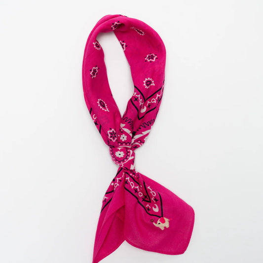 Bandana Sjaal Fuchsiaroze Olifantje