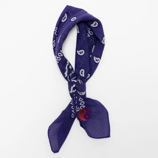 Bandana Sjaal Paars Yin Yang