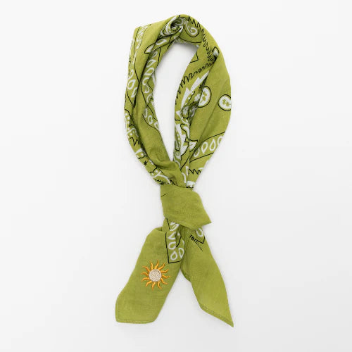 Bandana Sjaal Lichtgroen Zon