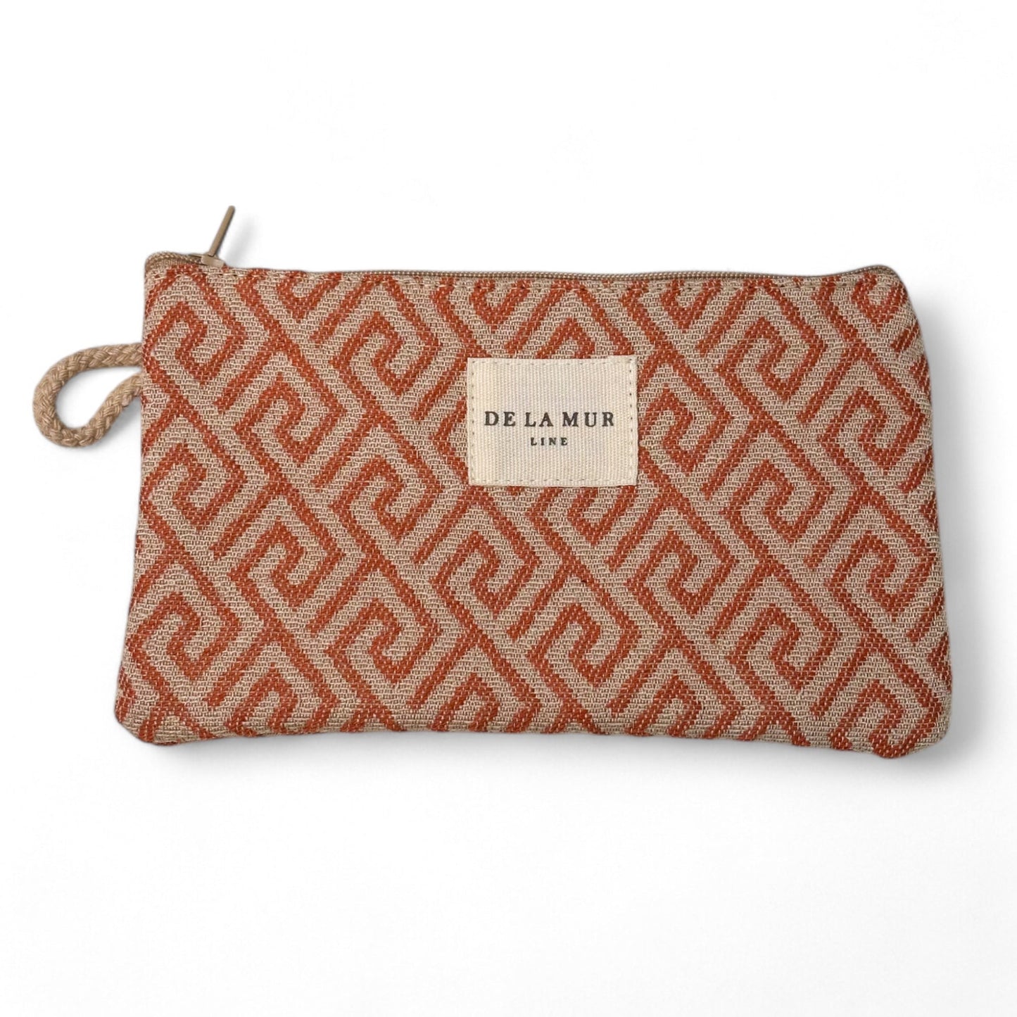 Beauty Bag Mini de La Mur Line GREC terra tegelkleurige print 