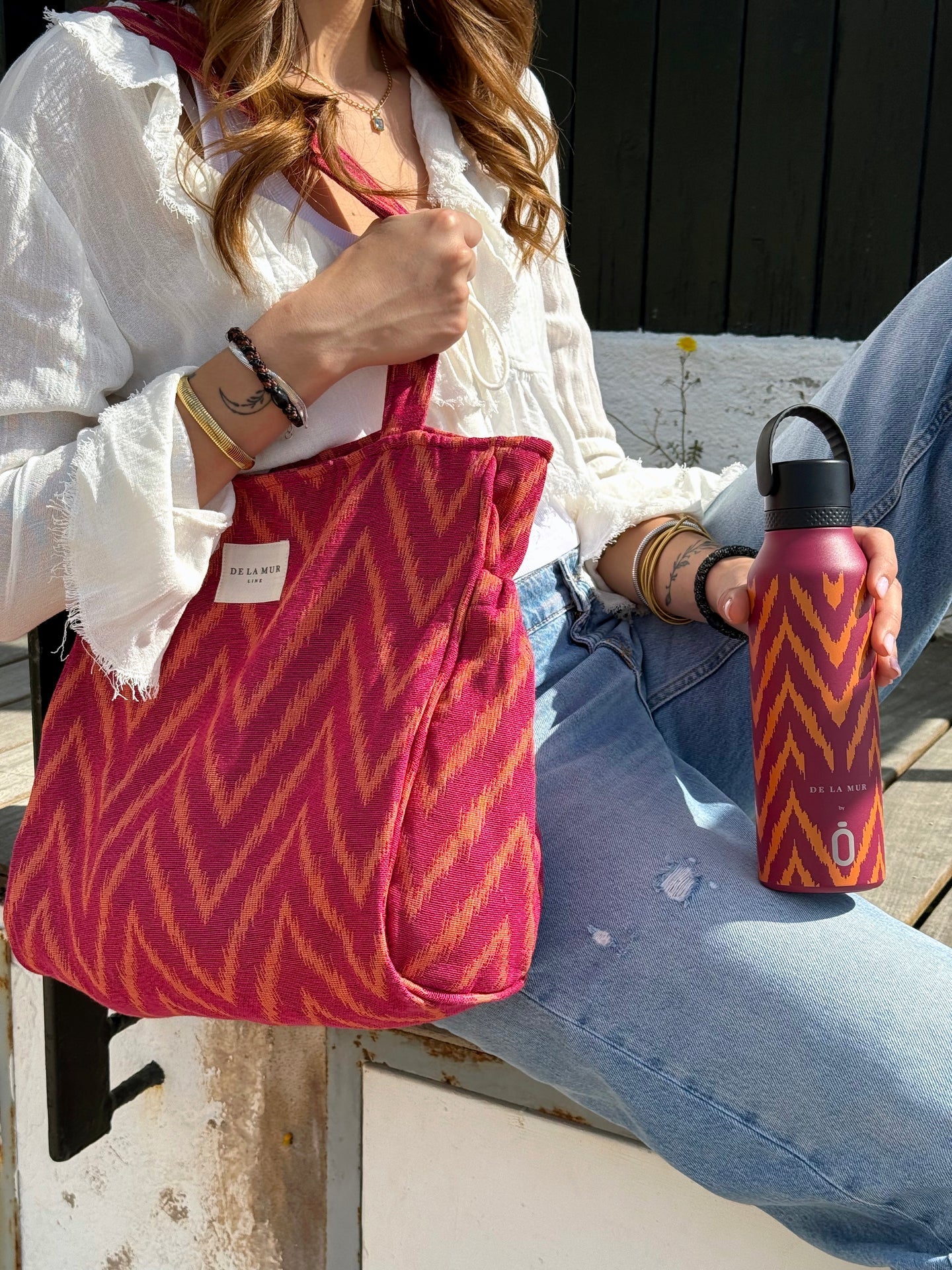 Rechthoekige Shopper met rits Fuego