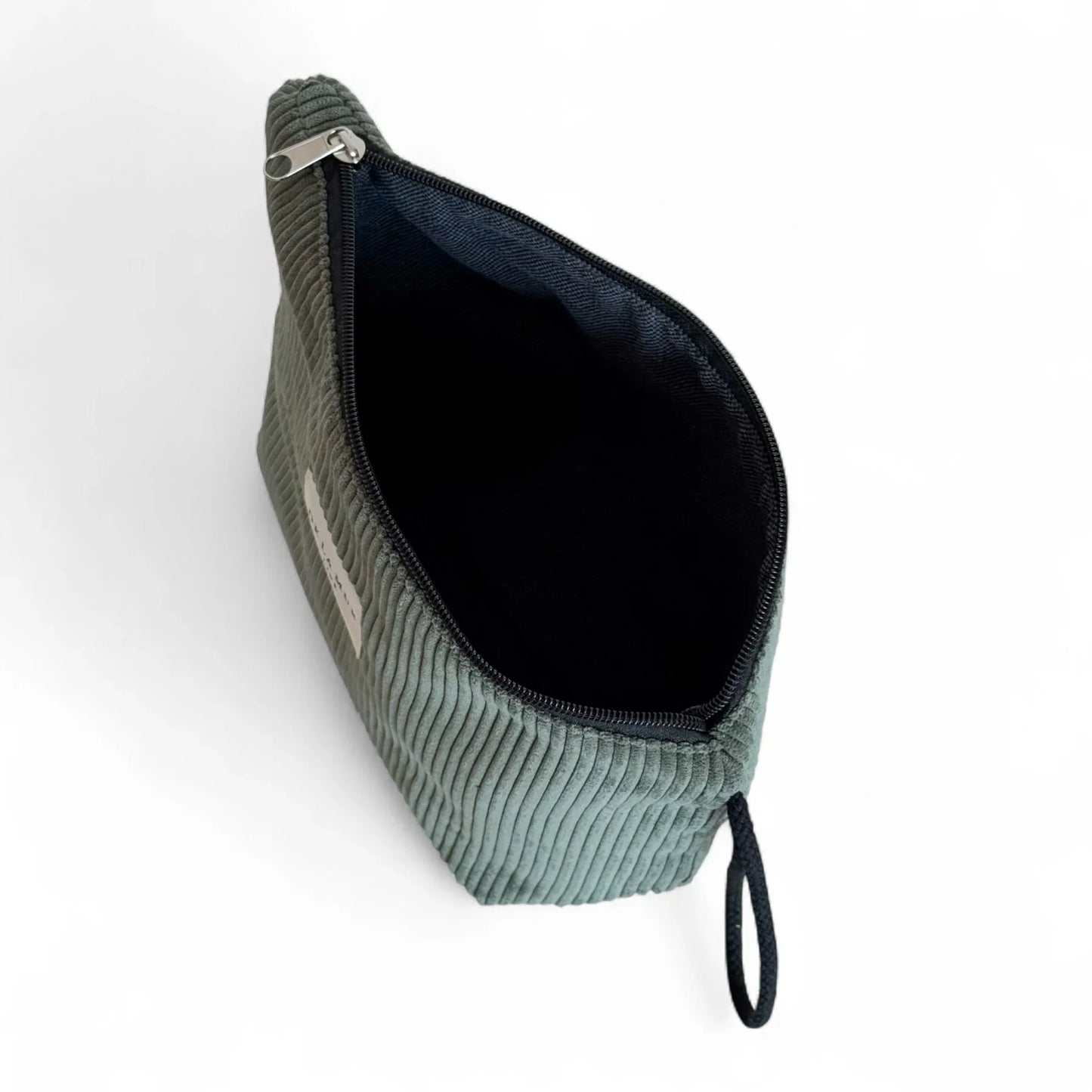 Große Beauty-Bag mit Rippenmuster TREE