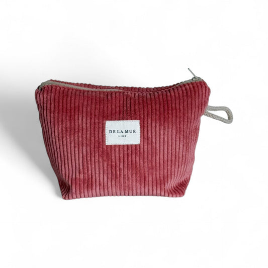 Beauty Bag Klein Rib CORAL