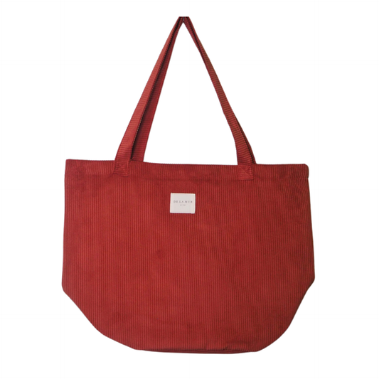 Schoudertas Shopper Rib RED