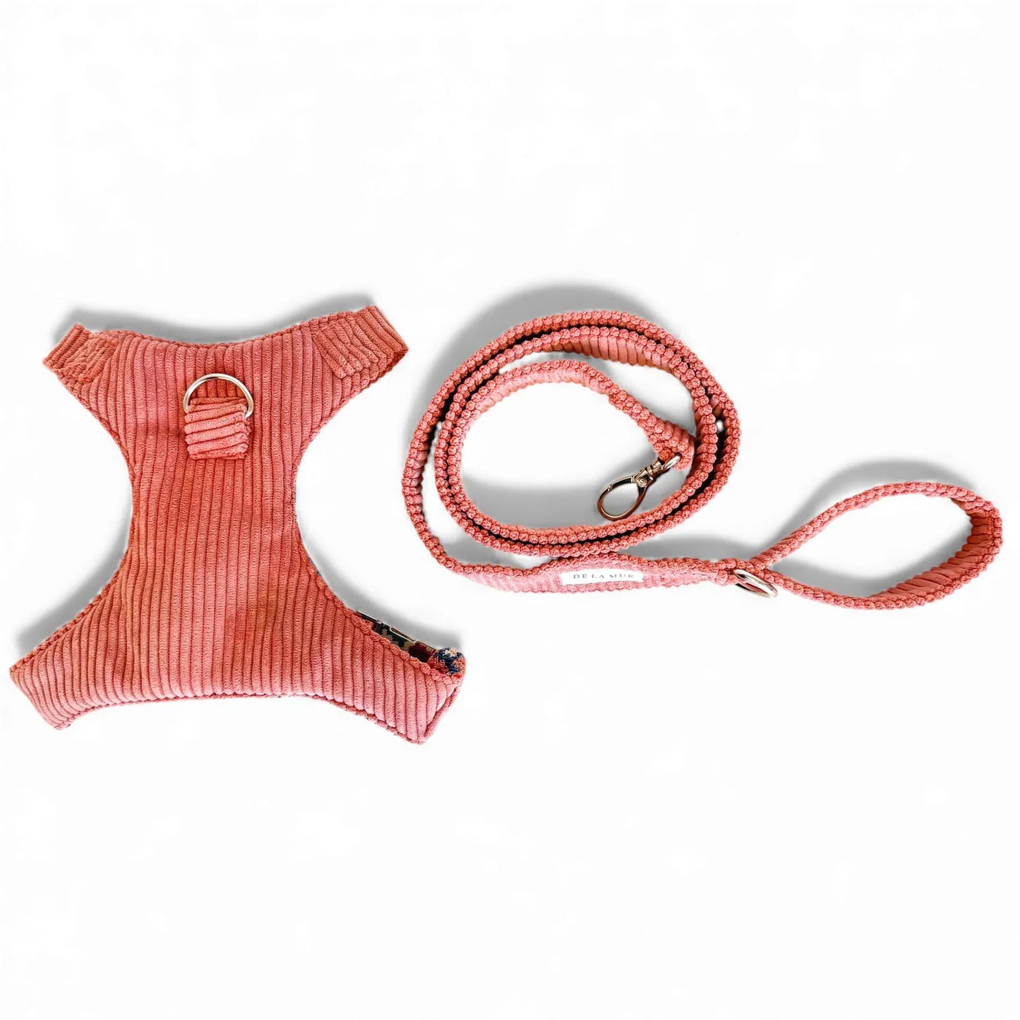 Hondenharnas en riem set Rib CORAL