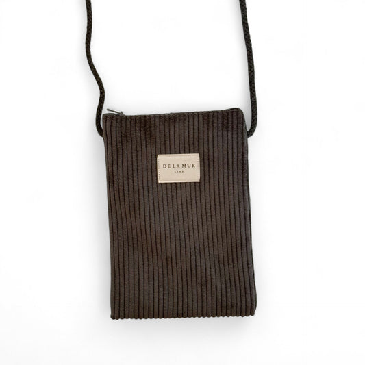 Kleine Handytasche mit Rippenmuster BONI