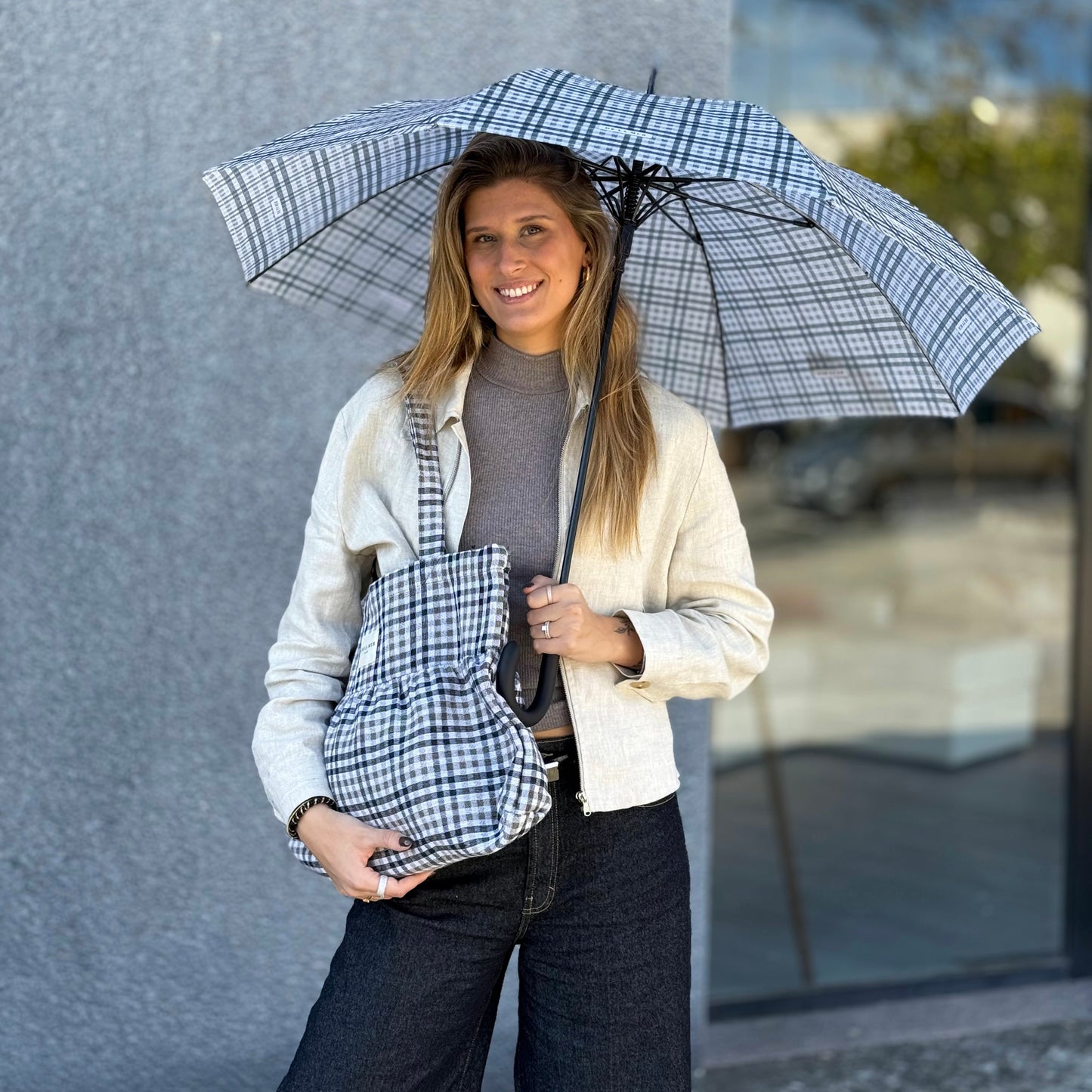 Cadeauset LIAN – Ruffle Bag en Paraplu