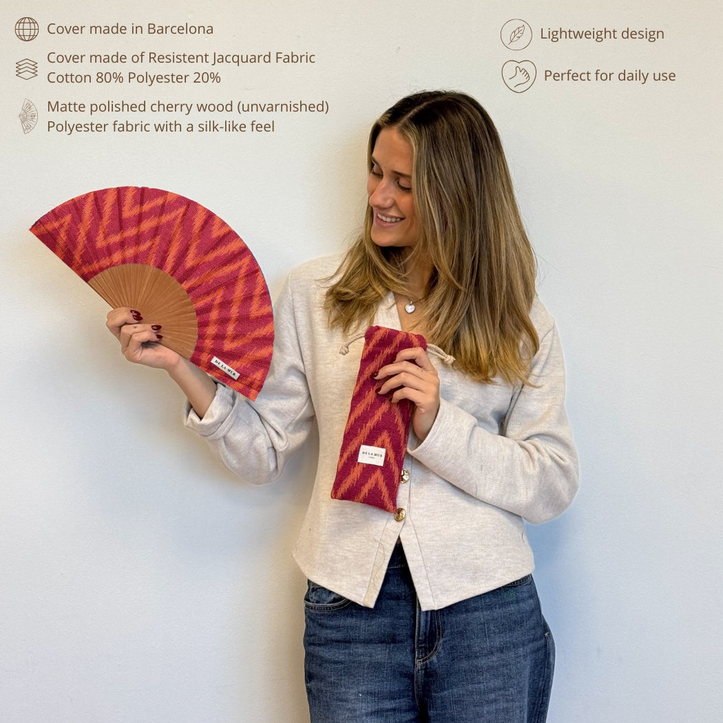 Fächer mit Hülle FUEGO